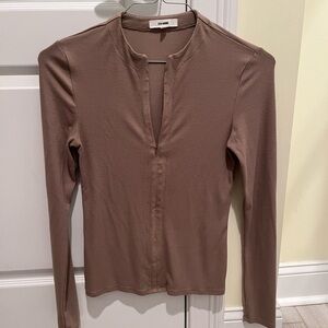 Joah Brown Invisible Zip Long Sleeve
